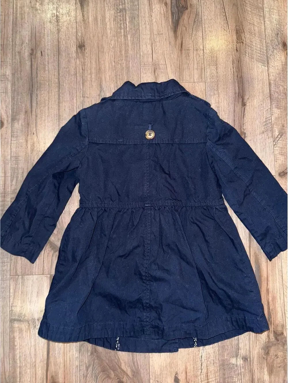 Girls 3T Peacoat Gap Kids‎ Navy Dress Coat Church Wedding Easter Button Dressy